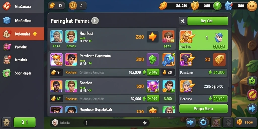 Tampilan antarmuka yang menarik dan intuitif.