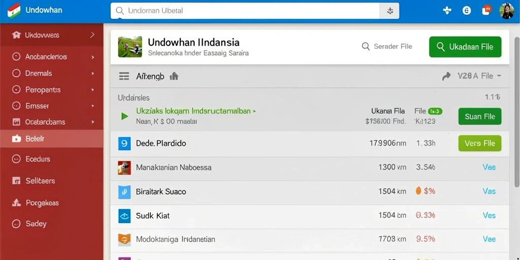 Tampilan antarmuka yang intuitif dan mudah dinavigasi.