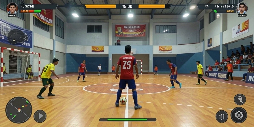 Tampilan awal game yang menarik dan penuh warna.