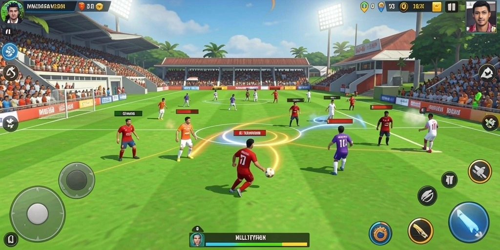 Screenshot menampilkan antarmuka permainan slot yang menarik.