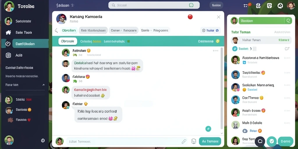 Screenshot menunjukkan tampilan antarmuka yang menarik.