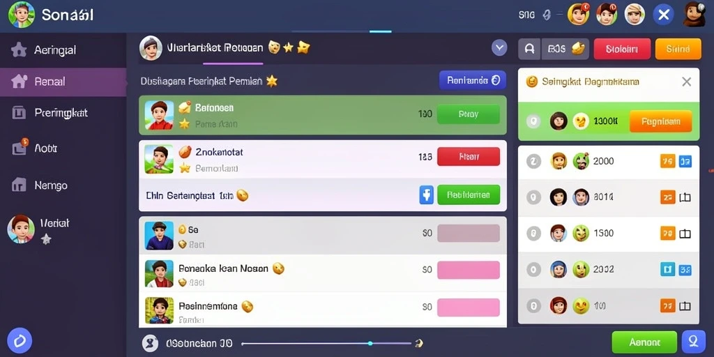Tampilan antarmuka aplikasi OMTOGEL yang menarik.