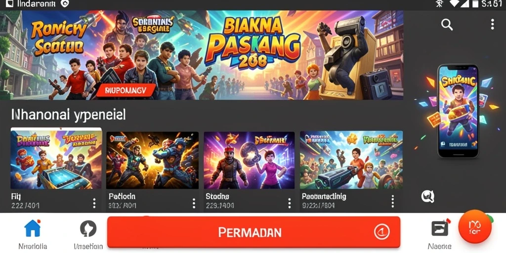 Tampilan awal game yang menarik.