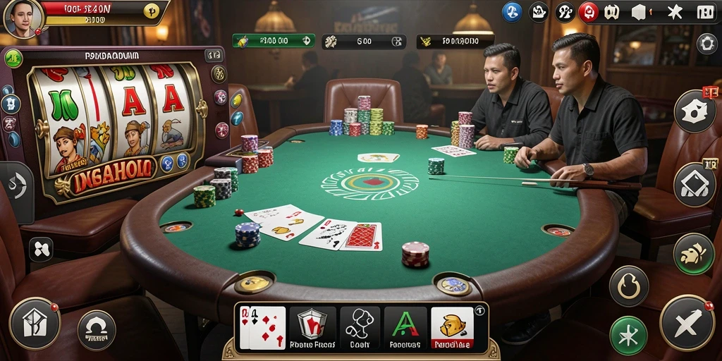Tampilan grafis yang menakjubkan di dalam game.