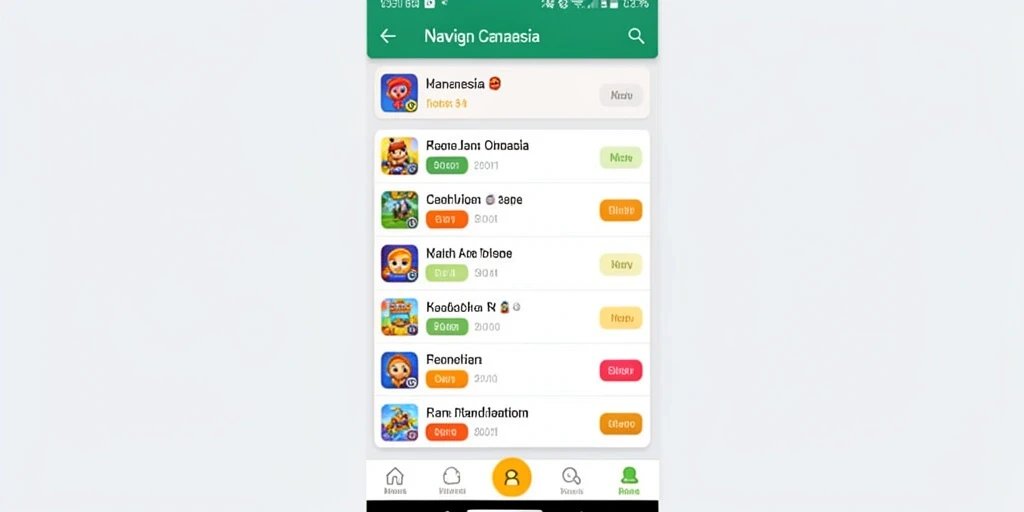 Tampilan gameplay yang seru dan menarik.