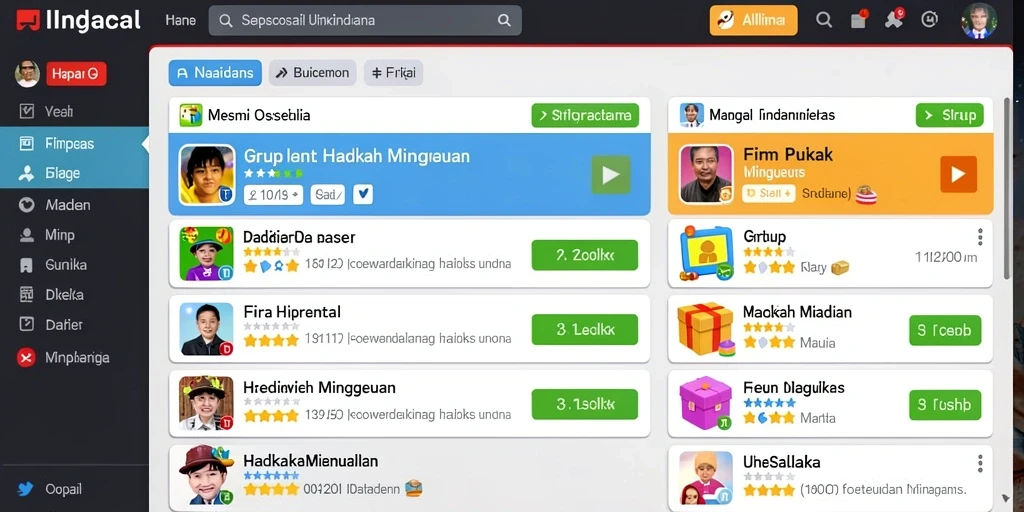 Tampilan utama antarmuka pengguna WINBOSS yang menarik.