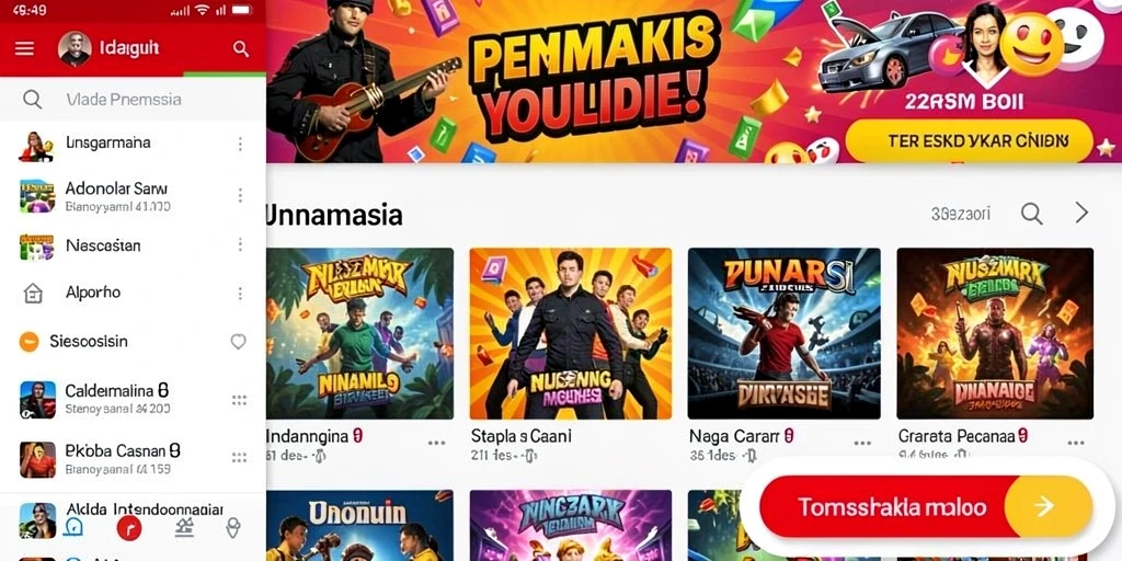 Tampilan antarmuka yang menarik dan user-friendly.