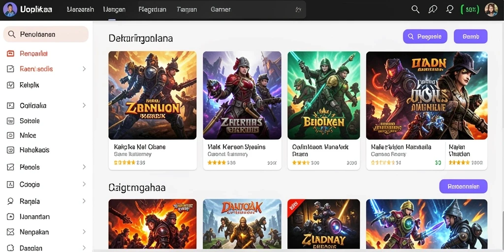 Screenshot menunjukkan aksi karakter utama di level menantang.
